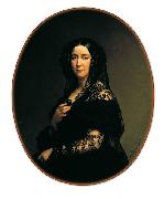 unknow artist Portrait de la Comtesse Adolphe de Rouge nee Marie de Saint-Georges de Verac oil painting reproduction